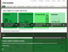 Tablet Screenshot of pcb-guiden.dk